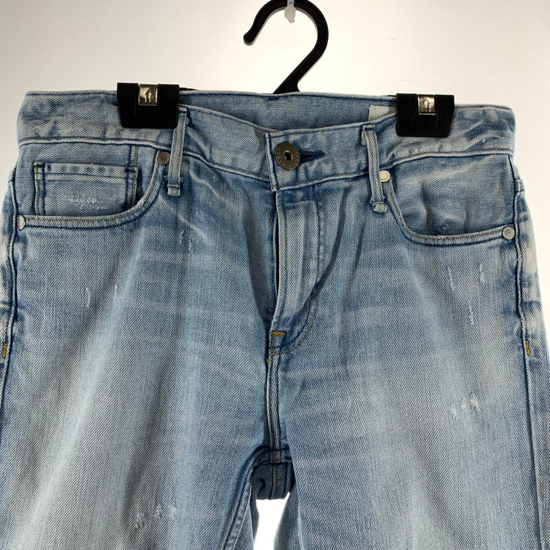 【中古品】【レディース】 UPPER HIGHTS アッパーハイツ 280219 THE STELLA PANTS パンツ デニムパンツ ジーパン ジーンズ BLUE ※汚れあり 171-261005-io-18-fuzh サイズ：24 カラー：ブルー 万代Net店