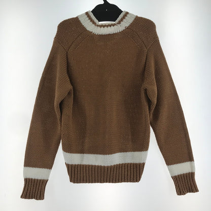 【中古品】【レディース】 TOMORROW LAND トゥモローランド ニット カーディガン BROWN.WHITE 上着 アウター 170-261018-io-14-fuzh サイズ：S カラー：ブラウン.ホワイト 万代Net店