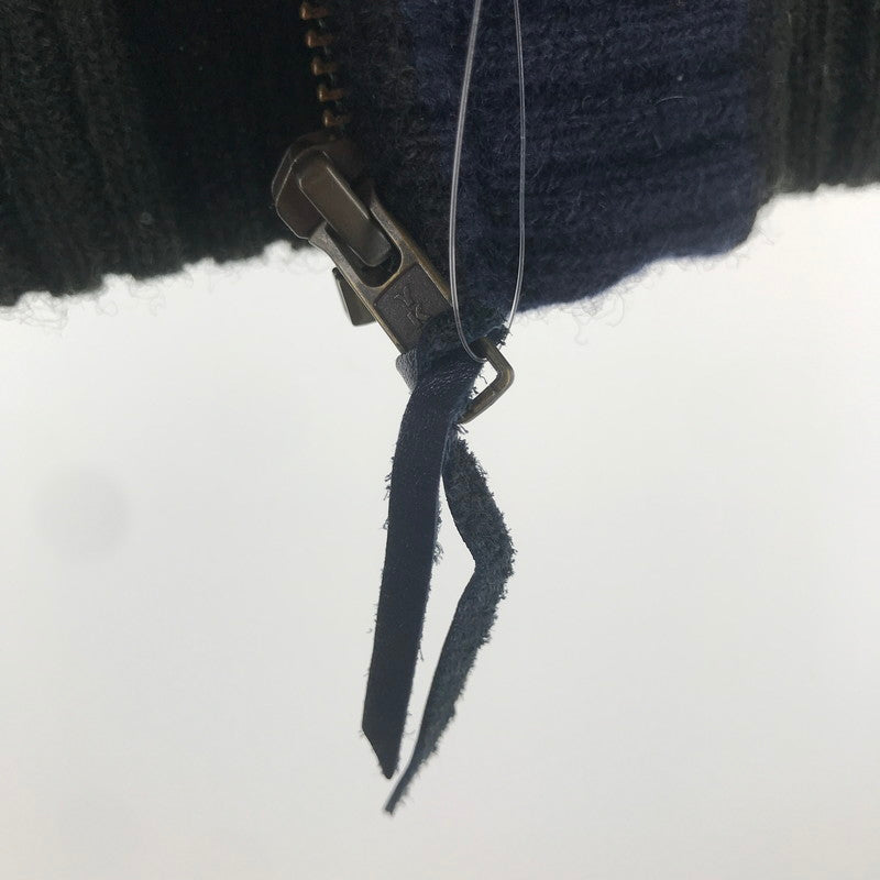 【中古品】【メンズ】 SON OF THE CHEESE サノバチーズ ニットジャケット GREEN.ZIP カーディガン ※使用感あり 140-261006-io-05-fuzh サイズ：L カラー：グリーン 万代Net店
