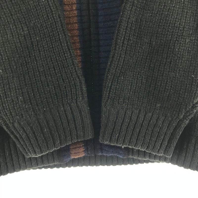 【中古品】【メンズ】 SON OF THE CHEESE サノバチーズ ニットジャケット GREEN.ZIP カーディガン ※使用感あり 140-261006-io-05-fuzh サイズ：L カラー：グリーン 万代Net店