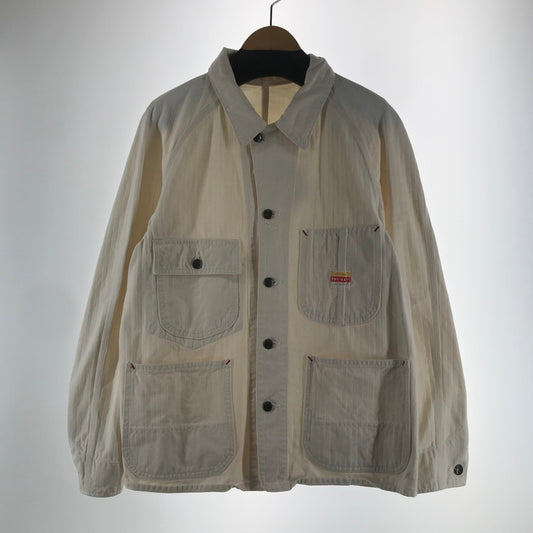 【中古品】【メンズ】 PAYDAY ペイデイ PD001CA カバーオール NATURAL 50年代復刻 ※使用感・シミあり 145-261006-io-04-fuzh サイズ：S カラー：ナチュラル 万代Net店