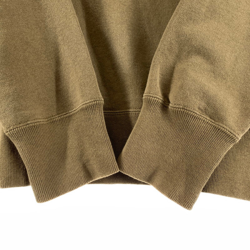 【中古品】【メンズ】 CHAMPION チャンピオン スウェット トレーナー KHAKI ※小さな汚れあり 145-261005-io-11-fuzh サイズ：L カラー：カーキ 万代Net店