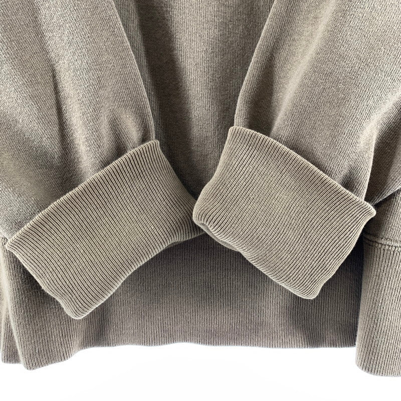 【中古品】【メンズ】 CHAMPION チャンピオン スウェット トレーナー KHAKI ※小さな汚れあり 145-261005-io-11-fuzh サイズ：L カラー：カーキ 万代Net店