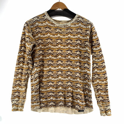 【中古品】【メンズ】 SCHOTT ショット サーマルTシャツ ロンT 長袖 ※ほつれあり 145-261005-io-10-fuzh サイズ：M カラー：総柄 万代Net店