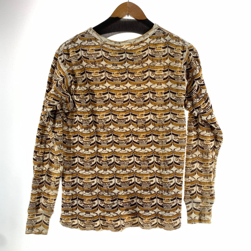【中古品】【メンズ】 SCHOTT ショット サーマルTシャツ ロンT 長袖 ※ほつれあり 145-261005-io-10-fuzh サイズ：M カラー：総柄 万代Net店