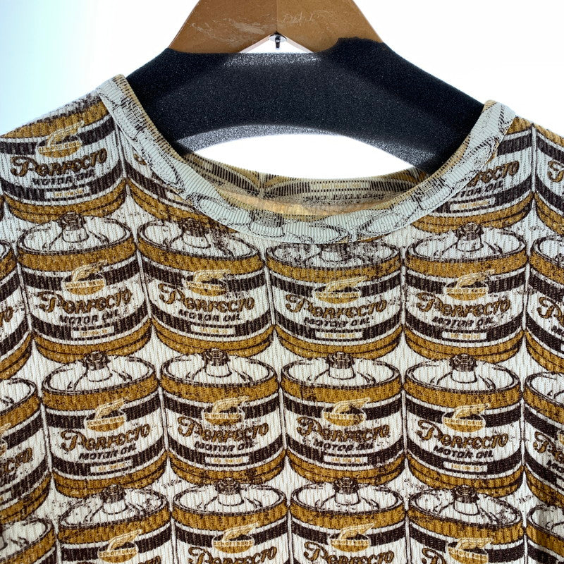 【中古品】【メンズ】 SCHOTT ショット サーマルTシャツ ロンT 長袖 ※ほつれあり 145-261005-io-10-fuzh サイズ：M カラー：総柄 万代Net店