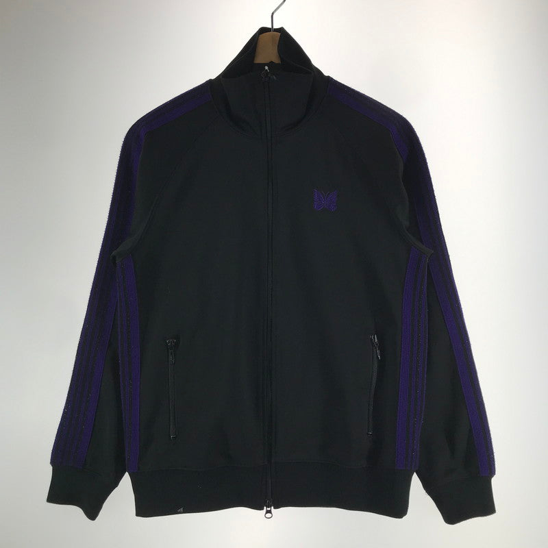 【中古品】【メンズ】 NEEDLES ニードルス DI170 トラックジャケット ジャージ 長袖 トップス ジャケット 古着 140-261005-mh-04-fuzh サイズ：S カラー：ブラック パープル 万代Net店