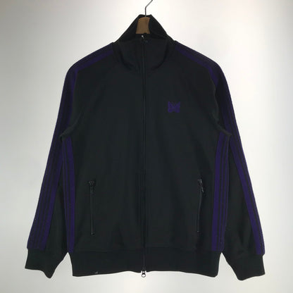 【中古品】【メンズ】 NEEDLES ニードルス DI170 トラックジャケット ジャージ 長袖 トップス ジャケット 古着 140-261005-mh-04-fuzh サイズ：S カラー：ブラック パープル 万代Net店