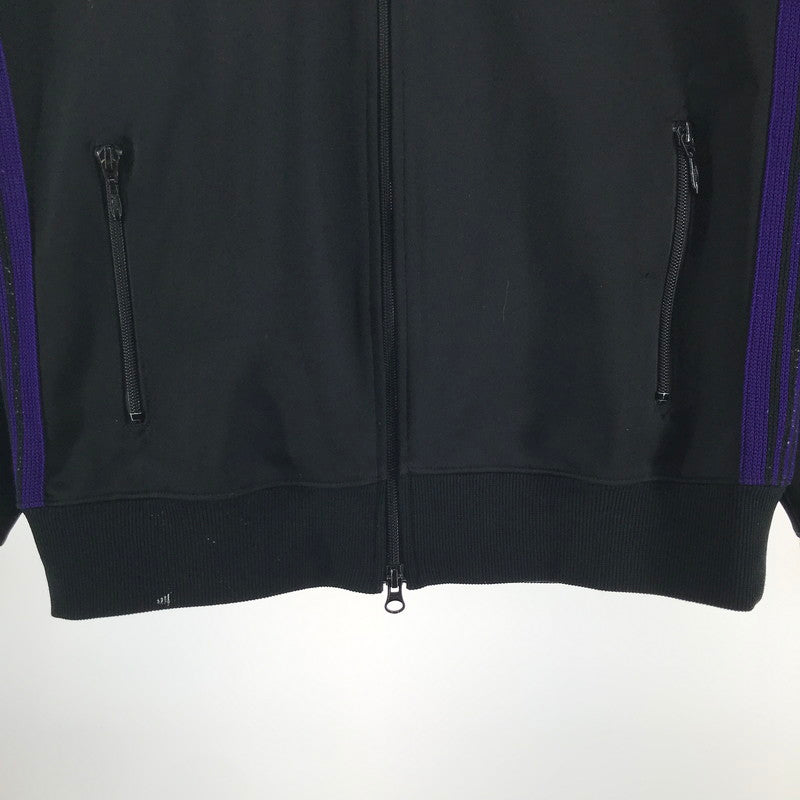 【中古品】【メンズ】 NEEDLES ニードルス DI170 トラックジャケット ジャージ 長袖 トップス ジャケット 古着 140-261005-mh-04-fuzh サイズ：S カラー：ブラック パープル 万代Net店