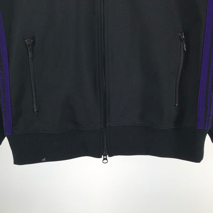 【中古品】【メンズ】 NEEDLES ニードルス DI170 トラックジャケット ジャージ 長袖 トップス ジャケット 古着 140-261005-mh-04-fuzh サイズ：S カラー：ブラック パープル 万代Net店