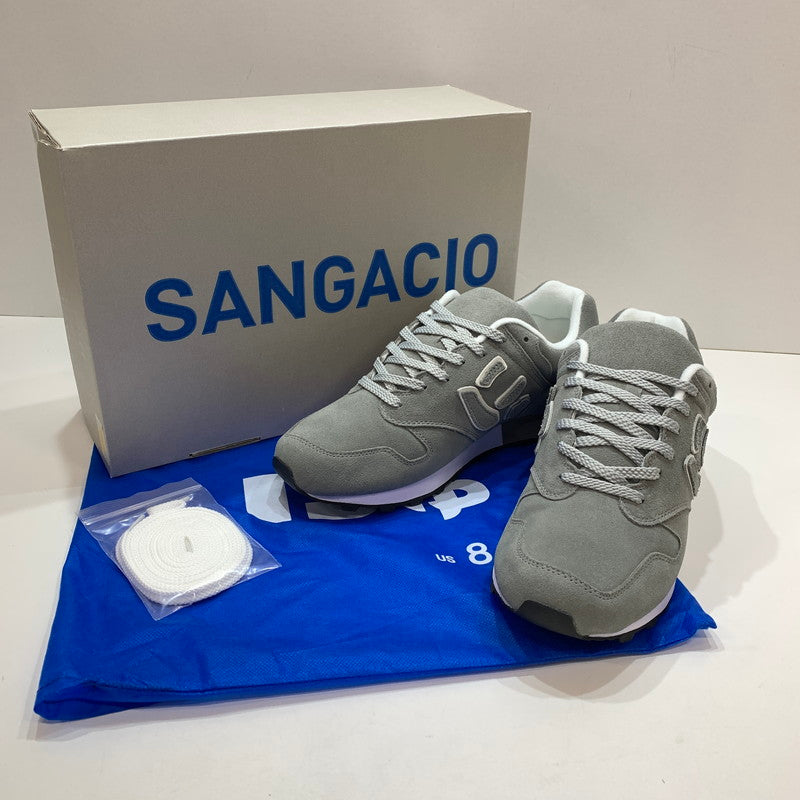 【中古美品】【メンズ】 SANGACIO サンガッチョ にゅ にゅ～ず スニーカー 靴 162-261030-mh-15-fuzh サイズ：26.5cm カラー：グレー 万代Net店
