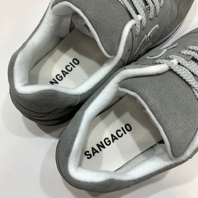 【中古美品】【メンズ】 SANGACIO サンガッチョ にゅ にゅ～ず スニーカー 靴 162-261030-mh-15-fuzh サイズ：26.5cm カラー：グレー 万代Net店