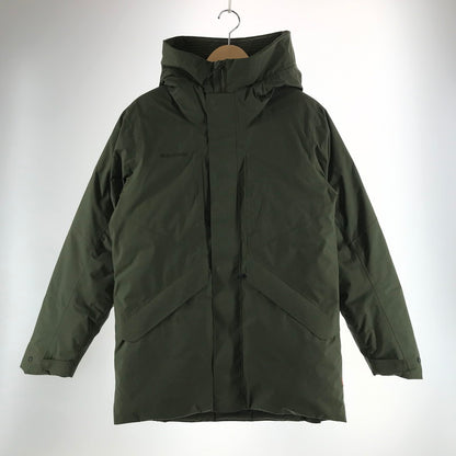 【中古品】【メンズ】 MAMMUT マムート 1010-2913 FLOEBERG HS THERMO HOODED COAT フーディ コート ジャケット アウター 古着 144-261005-mh-02-fuzh サイズ：M カラー：カーキ 万代Net店