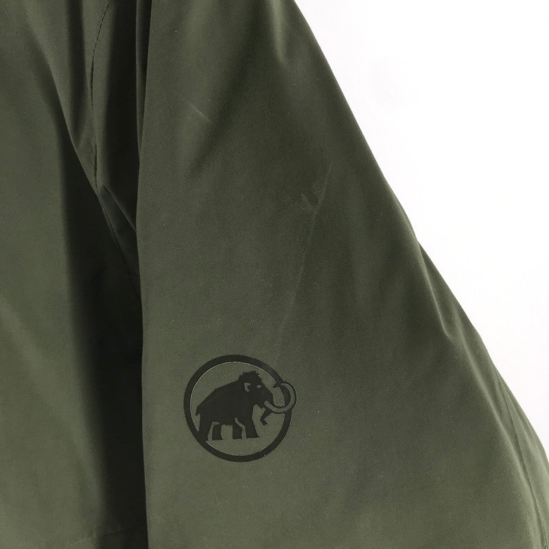 【中古品】【メンズ】 MAMMUT マムート 1010-2913 FLOEBERG HS THERMO HOODED COAT フーディ コート ジャケット アウター 古着 144-261005-mh-02-fuzh サイズ：M カラー：カーキ 万代Net店