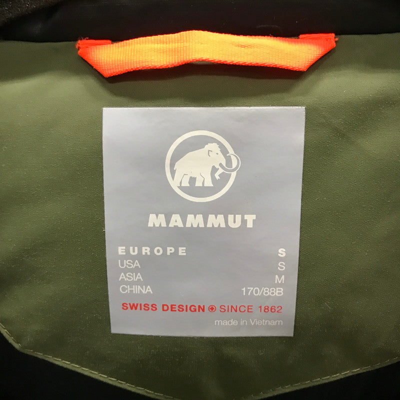 【中古品】【メンズ】 MAMMUT マムート 1010-2913 FLOEBERG HS THERMO HOODED COAT フーディ コート ジャケット アウター 古着 144-261005-mh-02-fuzh サイズ：M カラー：カーキ 万代Net店