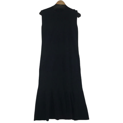 【中古品】【レディース】 NOBEL ノーベル ワンピース ワンピ NAVY ノースリーブ 女性用 上品 ニットワンピ ※首元にスレあり 170-261018-io-10-fuzh サイズ：不明 カラー：ネイビー 万代Net店