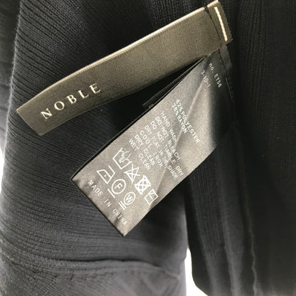 【中古品】【レディース】 NOBEL ノーベル ワンピース ワンピ NAVY ノースリーブ 女性用 上品 ニットワンピ ※首元にスレあり 170-261018-io-10-fuzh サイズ：不明 カラー：ネイビー 万代Net店