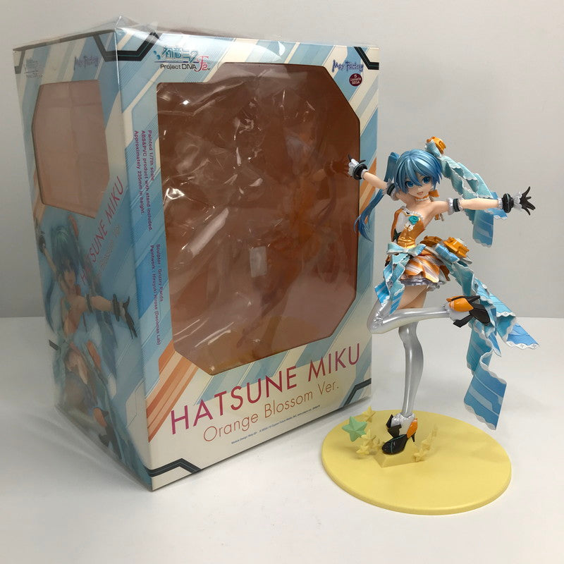 【中古品】 完備品 初音ミク Project DIVA F 2nd 初音ミク オレンジブロッサムVer. フィギュア ※箱日焼け・シミあり 053-261029-io-41-fuzh 万代Net店