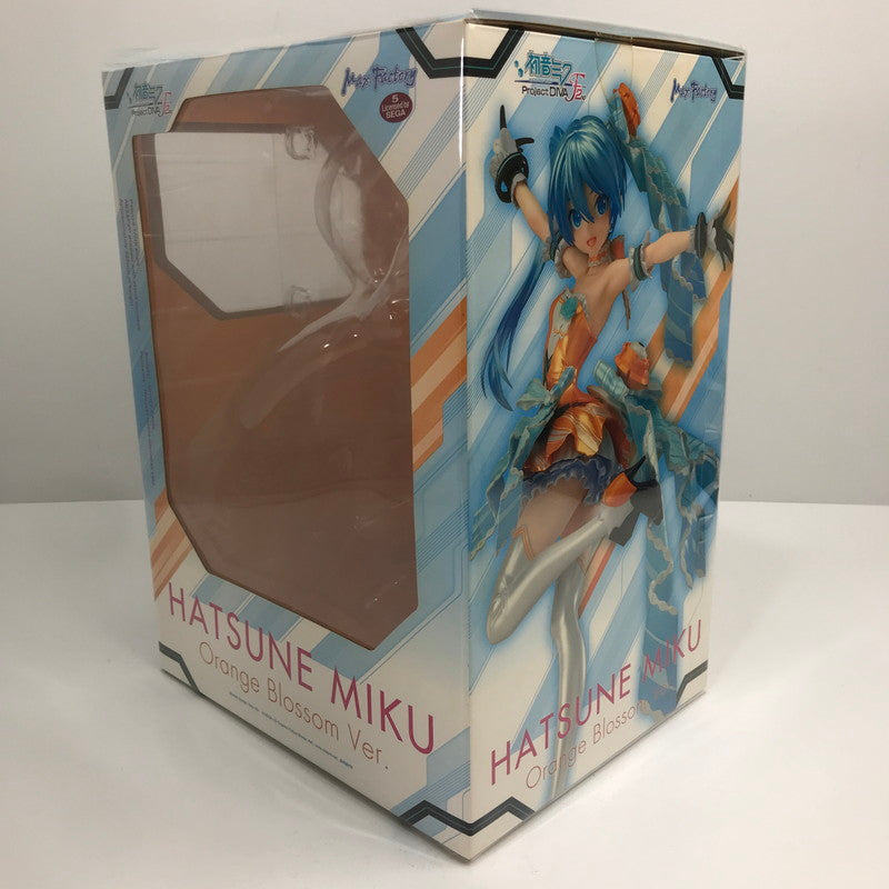 【中古品】 完備品 初音ミク Project DIVA F 2nd 初音ミク オレンジブロッサムVer. フィギュア ※箱日焼け・シミあり 053-261029-io-41-fuzh 万代Net店