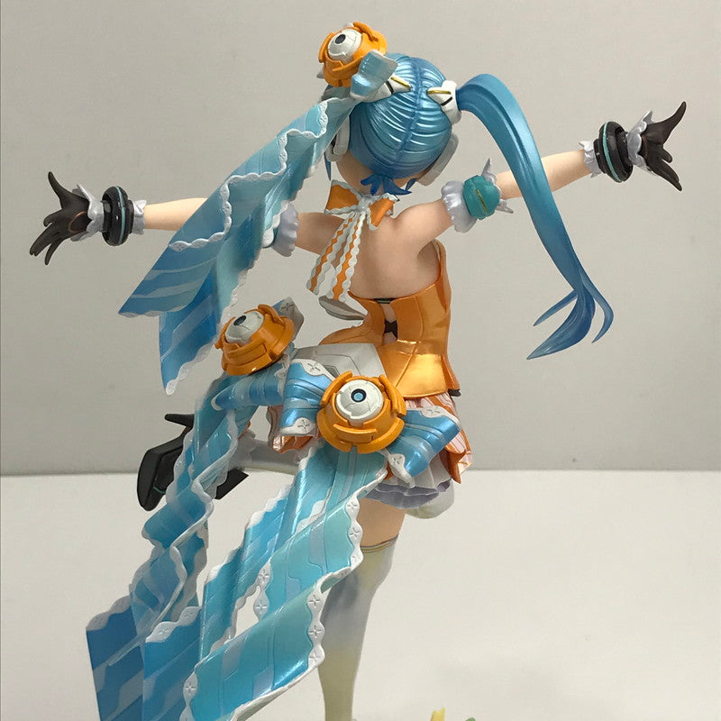【中古品】 完備品 初音ミク Project DIVA F 2nd 初音ミク オレンジブロッサムVer. フィギュア ※箱日焼け・シミあり 053-261029-io-41-fuzh 万代Net店
