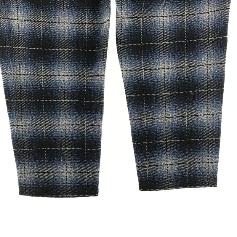 【中古品】【メンズ】 WOOLRICH ウールリッチ WJTR0032 WARM RELAX PANT ウォーム リラックス パンツ カラーBLUE.BLACK チェック柄 SIZE:XS 155-261015-ky-14-fuzh 万代Net店