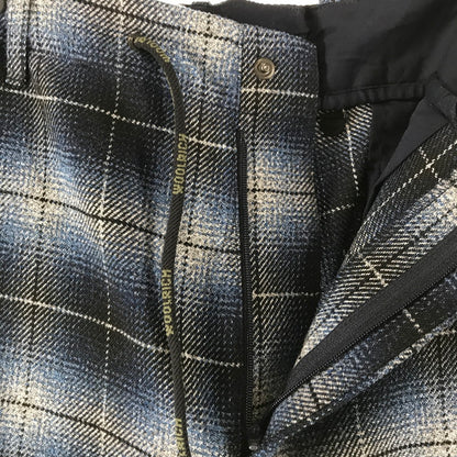 【中古品】【メンズ】 WOOLRICH ウールリッチ WJTR0032 WARM RELAX PANT ウォーム リラックス パンツ カラーBLUE.BLACK チェック柄 SIZE:XS 155-261015-ky-14-fuzh 万代Net店