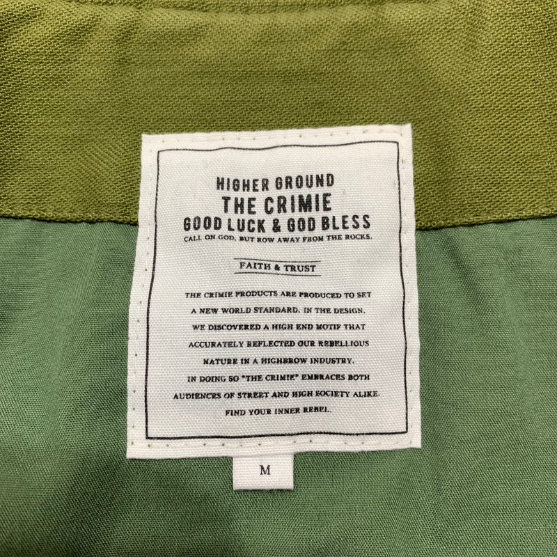 【中古品】【メンズ】 THE CRIMIE クライミー 03-6434-0551 MILITARY BLOUSON ミリタリー ブルゾン アウター ジャケット コート 古着 142-261007-mh-06-fuzh サイズ：M カラー：カーキ 万代Net店