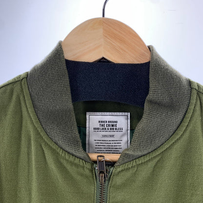 【中古品】【メンズ】 THE CRIMIE クライミー 03-6434-0551 MILITARY BLOUSON ミリタリー ブルゾン アウター ジャケット コート 古着 142-261007-mh-06-fuzh サイズ：M カラー：カーキ 万代Net店