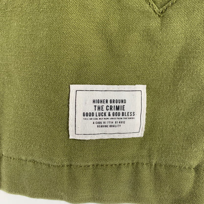 【中古品】【メンズ】 THE CRIMIE クライミー 03-6434-0551 MILITARY BLOUSON ミリタリー ブルゾン アウター ジャケット コート 古着 142-261007-mh-06-fuzh サイズ：M カラー：カーキ 万代Net店