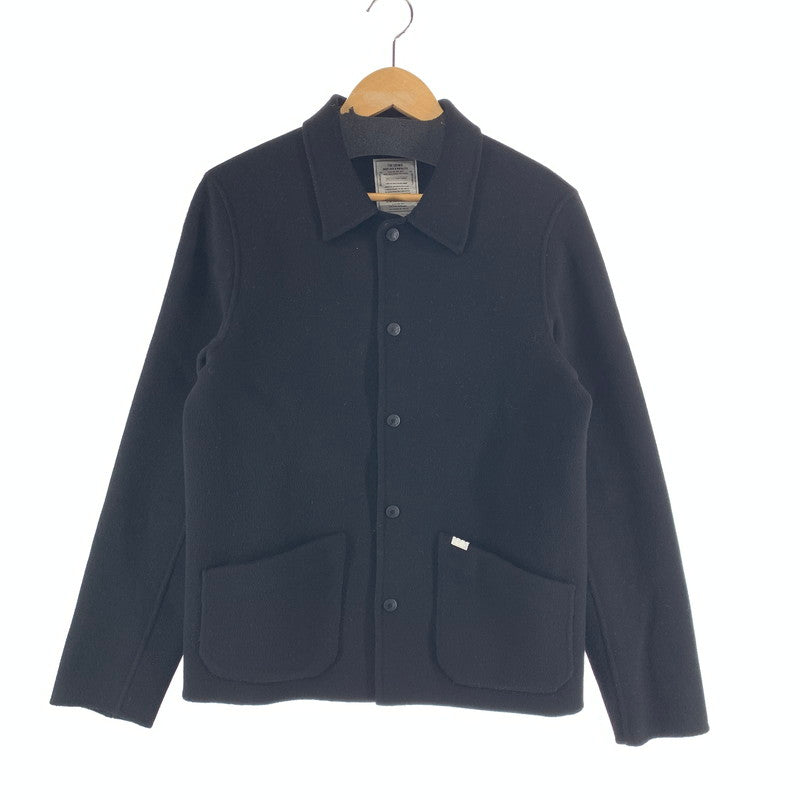 【中古品】【メンズ】 THE CRIMIE クライミー W FACE WOOL REVER BOULSON JACKET ウール ジャケット ブルゾン コート アウター 古着 142-261007-mh-05-fuzh サイズ：S カラー：ブラック 万代Net店