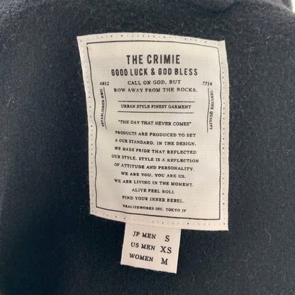 【中古品】【メンズ】 THE CRIMIE クライミー W FACE WOOL REVER BOULSON JACKET ウール ジャケット ブルゾン コート アウター 古着 142-261007-mh-05-fuzh サイズ：S カラー：ブラック 万代Net店
