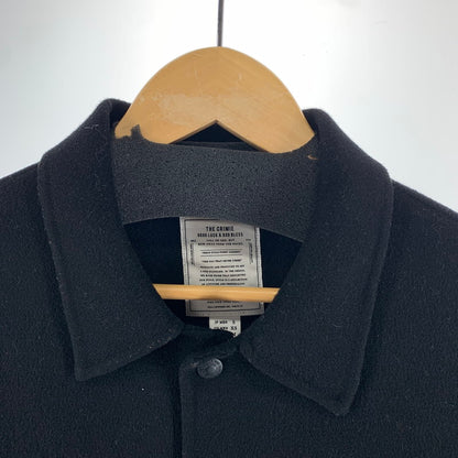 【中古品】【メンズ】 THE CRIMIE クライミー W FACE WOOL REVER BOULSON JACKET ウール ジャケット ブルゾン コート アウター 古着 142-261007-mh-05-fuzh サイズ：S カラー：ブラック 万代Net店