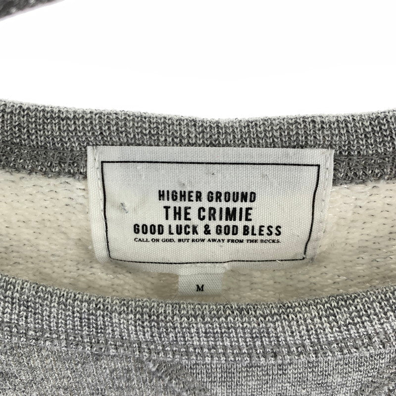 【中古品】【メンズ】 THE CRIMIE クライミー 長袖 スウェットシャツ 142-261020-vt-90-fuzh サイズ：M カラー：グレー 万代Net店