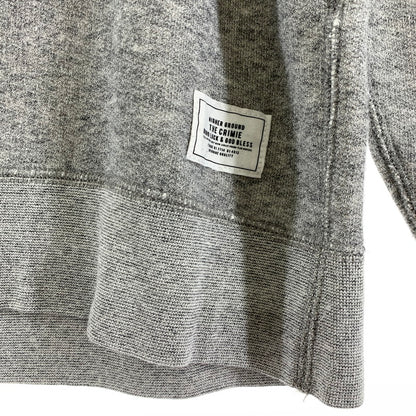 【中古品】【メンズ】 THE CRIMIE クライミー 長袖 スウェットシャツ 142-261020-vt-90-fuzh サイズ：M カラー：グレー 万代Net店