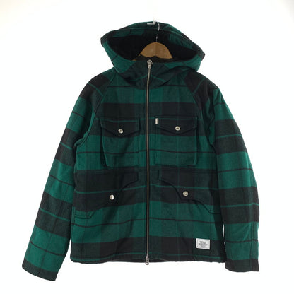 【中古品】【メンズ】 THE CRIMIE クライミー CR1-02L5-JK36 WILL CHECK BOA HOODIE ウィル チェック ボア フーディー 142-261009-ny-09-fuzh サイズ：S カラー：グリーン ブラック 万代Net店