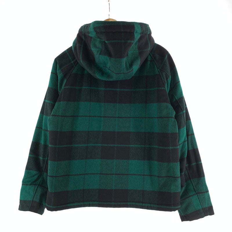 【中古品】【メンズ】 THE CRIMIE クライミー CR1-02L5-JK36 WILL CHECK BOA HOODIE ウィル チェック ボア フーディー 142-261009-ny-09-fuzh サイズ：S カラー：グリーン ブラック 万代Net店
