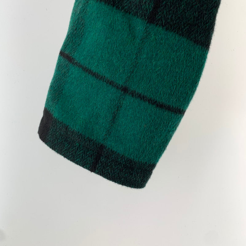 【中古品】【メンズ】 THE CRIMIE クライミー CR1-02L5-JK36 WILL CHECK BOA HOODIE ウィル チェック ボア フーディー 142-261009-ny-09-fuzh サイズ：S カラー：グリーン ブラック 万代Net店