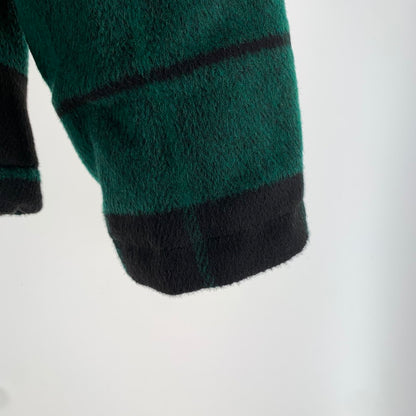 【中古品】【メンズ】 THE CRIMIE クライミー CR1-02L5-JK36 WILL CHECK BOA HOODIE ウィル チェック ボア フーディー 142-261009-ny-09-fuzh サイズ：S カラー：グリーン ブラック 万代Net店