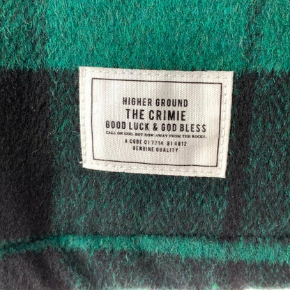 【中古品】【メンズ】 THE CRIMIE クライミー CR1-02L5-JK36 WILL CHECK BOA HOODIE ウィル チェック ボア フーディー 142-261009-ny-09-fuzh サイズ：S カラー：グリーン ブラック 万代Net店