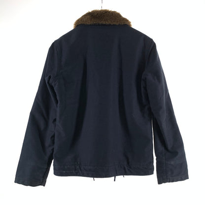 【中古品】【メンズ】 ALPHA INDUSTRIES アルファインダストリーズ 20521-304 N-1 デッキジャケット NAVY/SIZE:S 145-261009-ny-06-fuzh サイズ：S カラー：ネイビー 万代Net店
