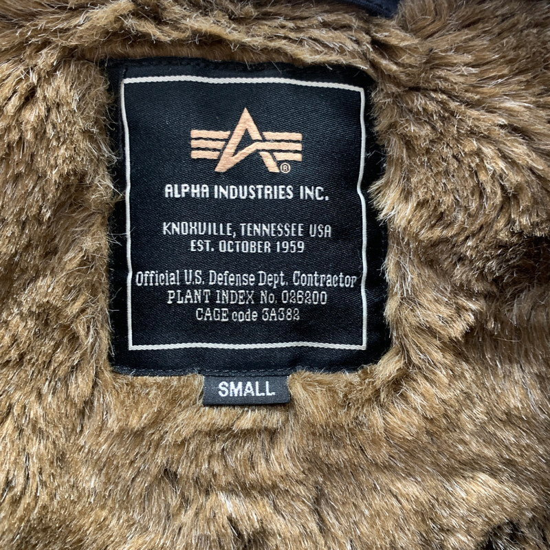 【中古品】【メンズ】 ALPHA INDUSTRIES アルファインダストリーズ 20521-304 N-1 デッキジャケット NAVY/SIZE:S 145-261009-ny-06-fuzh サイズ：S カラー：ネイビー 万代Net店