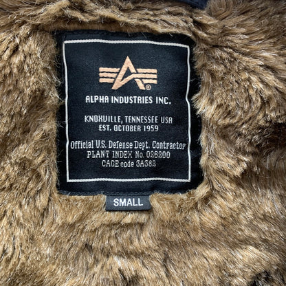 【中古品】【メンズ】 ALPHA INDUSTRIES アルファインダストリーズ 20521-304 N-1 デッキジャケット NAVY/SIZE:S 145-261009-ny-06-fuzh サイズ：S カラー：ネイビー 万代Net店