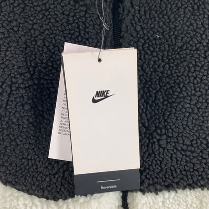 【中古品】【メンズ】 NIKE ナイキ リバーシブル ボア ジャケット コート アウター 古着 148-261007-mh-03-fuzh サイズ：2XL カラー：ブラック 万代Net店