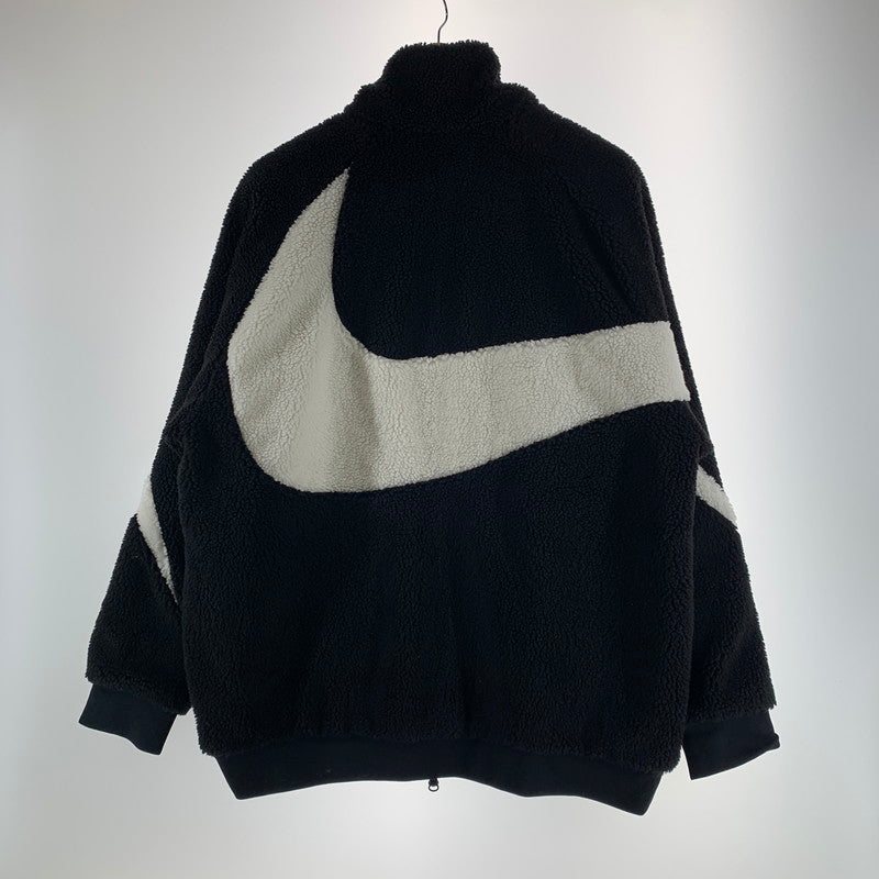 【中古品】【メンズ】 NIKE ナイキ リバーシブル ボア ジャケット コート アウター 古着 148-261007-mh-03-fuzh サイズ：2XL カラー：ブラック 万代Net店