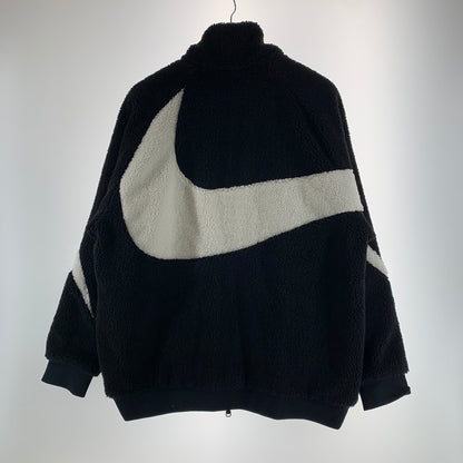 【中古品】【メンズ】 NIKE ナイキ リバーシブル ボア ジャケット コート アウター 古着 148-261007-mh-03-fuzh サイズ：2XL カラー：ブラック 万代Net店