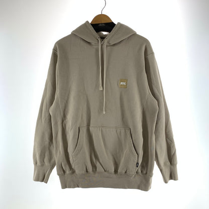 【中古品】【メンズ】 FTC エフティーシー FTC025AWSW01 REFLECTIVE BOX LOGO PULLOVER HOODY ボックス ロゴ プルオーバー フーディ パーカー トップス 古着 142-261007-mh-07-fuzh サイズ：L カラー：ベージュ 万代Net店