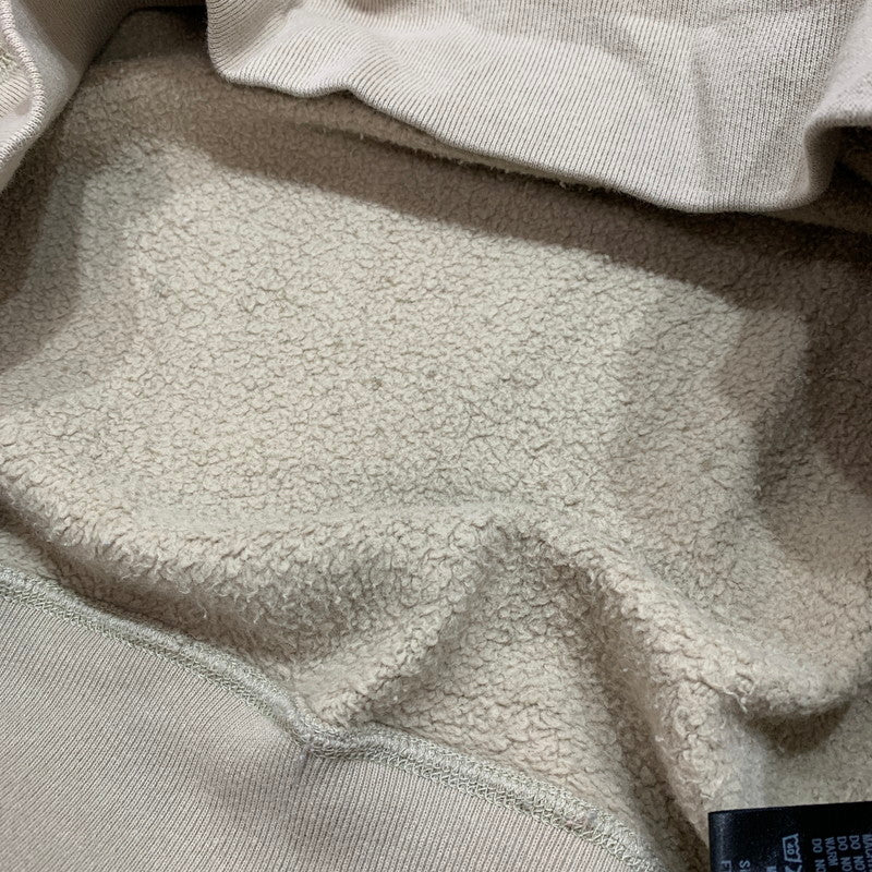 【中古品】【メンズ】 FTC エフティーシー FTC025AWSW01 REFLECTIVE BOX LOGO PULLOVER HOODY ボックス ロゴ プルオーバー フーディ パーカー トップス 古着 142-261007-mh-07-fuzh サイズ：L カラー：ベージュ 万代Net店