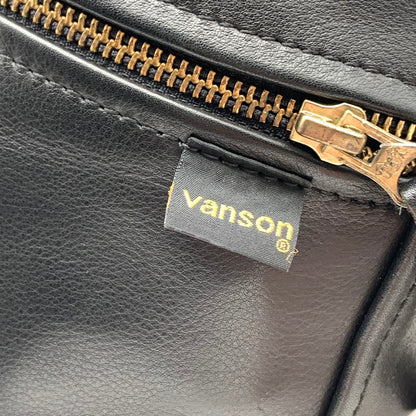 【中古品】【メンズ】 VANSON バンソン ボディバッグ カバン USA製 レザー バッグ 188-261010-gm-37-fuzh カラー：ブラック 万代Net店