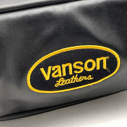 【中古品】【メンズ】 VANSON バンソン ボディバッグ カバン USA製 レザー バッグ 188-261010-gm-37-fuzh カラー：ブラック 万代Net店