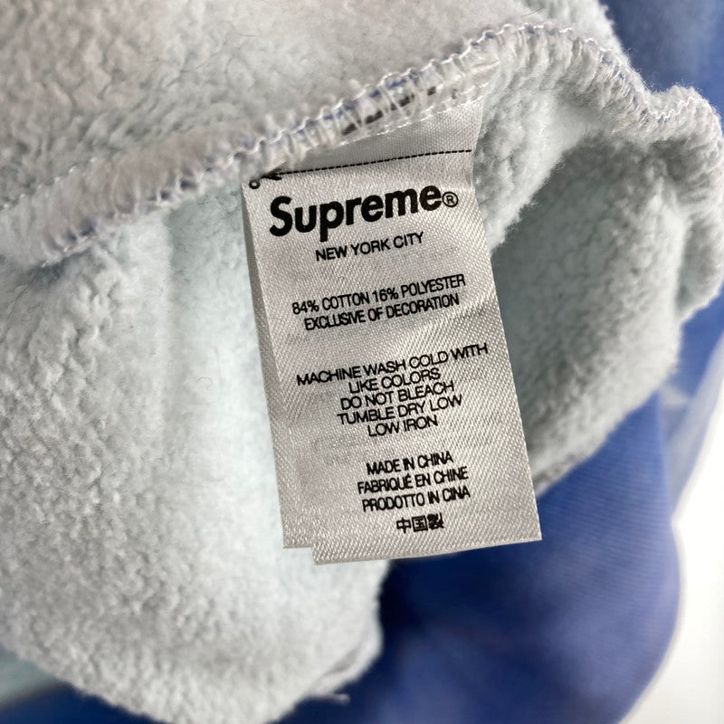 【中古品】【メンズ】 SUPREME シュプリーム DOVER HOODED SWEAT SHIRT カラーBLUE ハト柄 SIZE:L 22SS 149-261009-ky-03-fuzh 万代Net店